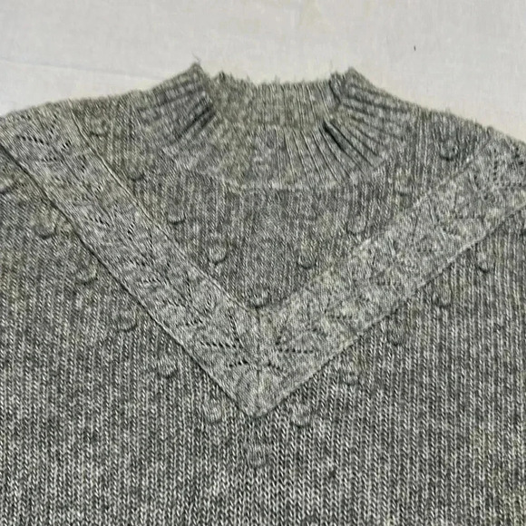 Loft Turtleneck long sleeve sweater dress gray size XL - Picture 2 of 7